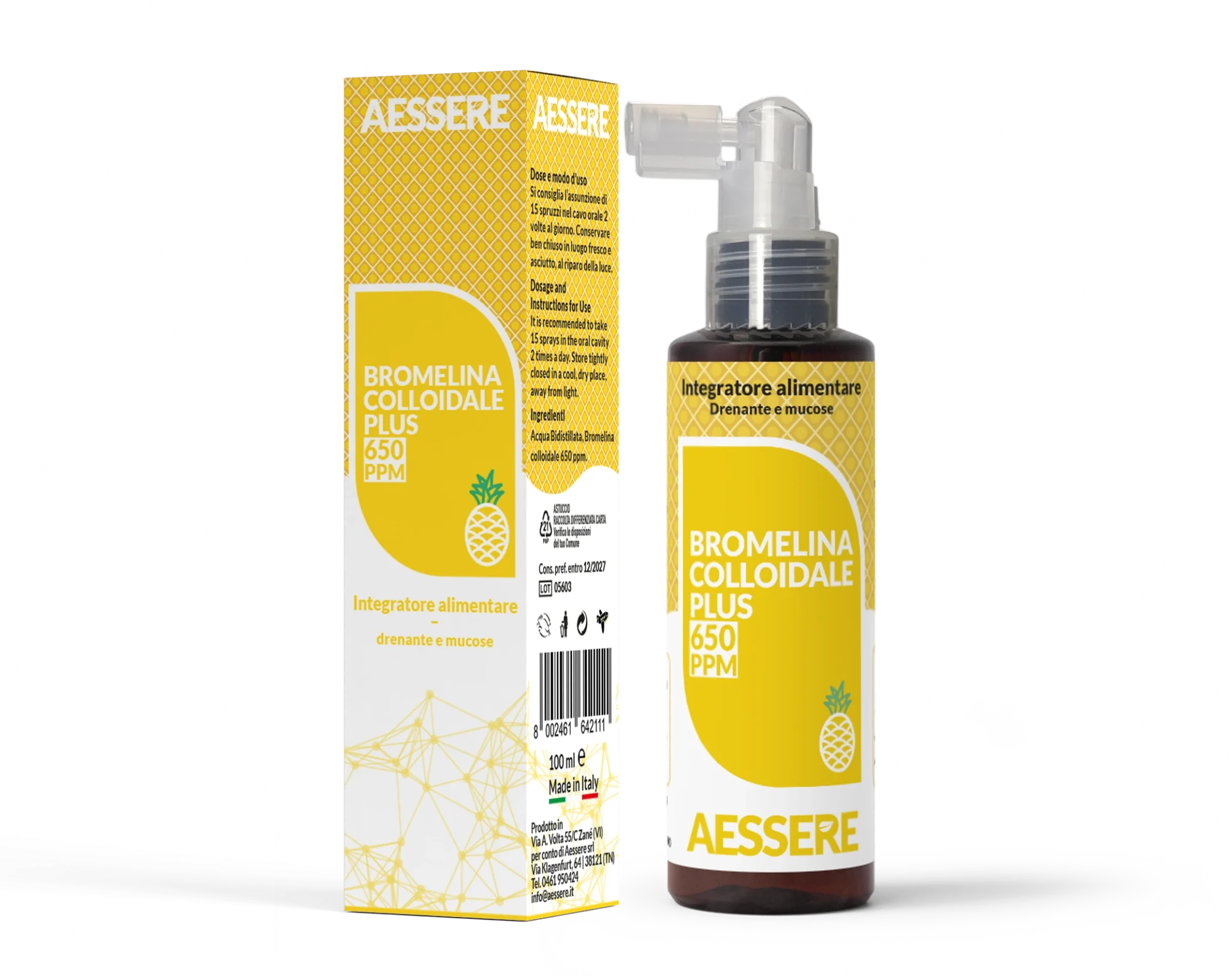 Bromelina Colloidale 650 ppm