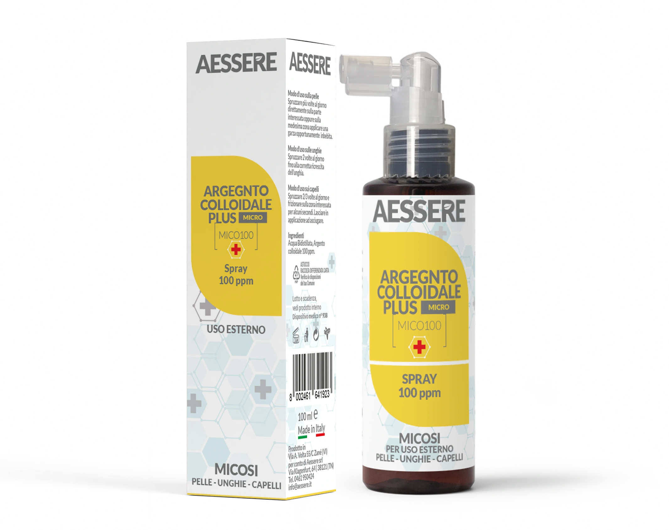Argento Colloidale Plus MICO 100 PPM